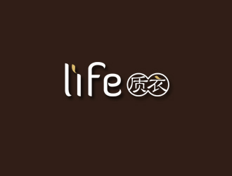 周国强的life质衣logo设计