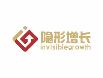 何嘉健的invisiblegrowth 隐形增长logo设计