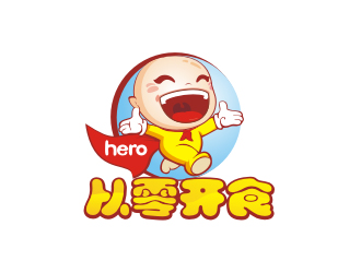 杨福的从零开食【卡通人物设计】logo设计