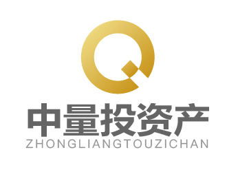 柳辉腾的中文：中量投资产，英文：QUANT CHINA  公司名称：中量投资产管理有限公司logo设计