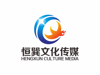 何嘉健的山西恒巽文化传媒有限公司logo设计