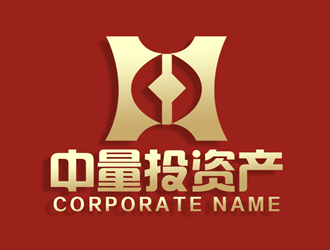 张青革的中文：中量投资产，英文：QUANT CHINA  公司名称：中量投资产管理有限公司logo设计