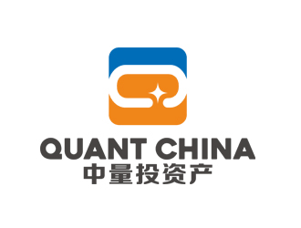 刘彩云的中文：中量投资产，英文：QUANT CHINA  公司名称：中量投资产管理有限公司logo设计
