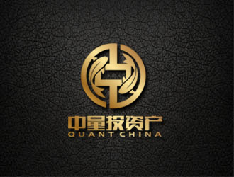郭庆忠的中文：中量投资产，英文：QUANT CHINA  公司名称：中量投资产管理有限公司logo设计