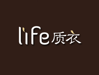 周国强的life质衣logo设计