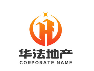 张青革的华法地产 HUAFA Real Estate   法国投资，置业，安家一站式服务平台logo设计
