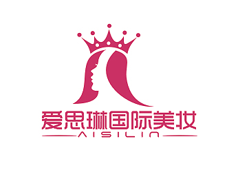 盛铭的爱思琳国际美妆logo设计
