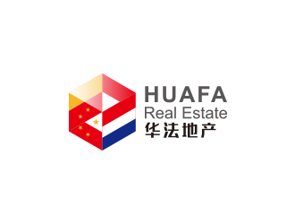 华法地产 HUAFA Real Estate   法国投资，置业，安家一站式服务平台logo设计