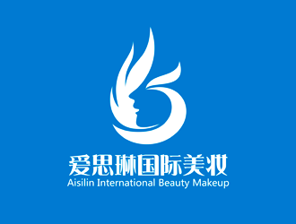 谭家强的爱思琳国际美妆logo设计
