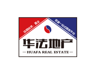 高明奇的华法地产 HUAFA Real Estate   法国投资，置业，安家一站式服务平台logo设计