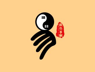 “南天易学”＋图形（提供参考图片）logo设计