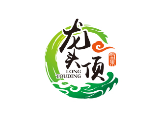 勇炎的龙头顶logo设计