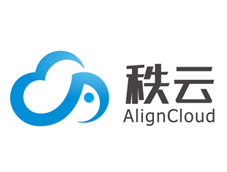 唐国强的秩云（科技）AlignCloud 云计算logo设计