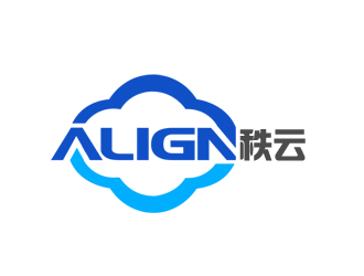 余亮亮的秩云（科技）AlignCloud 云计算logo设计