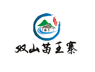 左永坤的双山苗王寨生态农业园logo设计