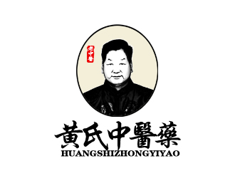 余亮亮的黑龙江黄氏中医药发展有限公司logo设计