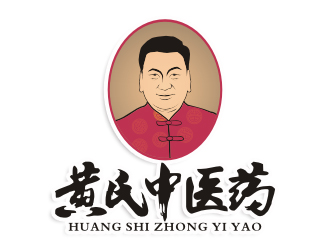 杨福的黑龙江黄氏中医药发展有限公司logo设计