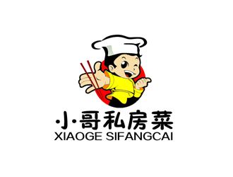 秦晓东的小哥私房菜外卖logo设计