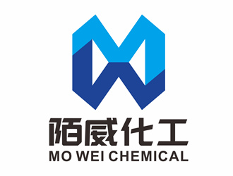 唐国强的陌威化工原材料贸易公司英文字体logo设计