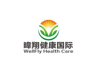 林颖颖的WellFly Health Care Co., Ltd. 暐翔健康国际事业股份有限公司logo设计