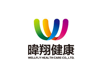 钟炬的WellFly Health Care Co., Ltd. 暐翔健康国际事业股份有限公司logo设计