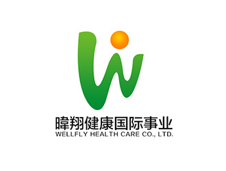 吴晓伟的WellFly Health Care Co., Ltd. 暐翔健康国际事业股份有限公司logo设计