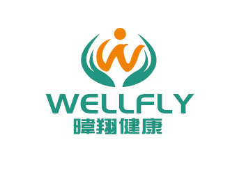 李贺的WellFly Health Care Co., Ltd. 暐翔健康国际事业股份有限公司logo设计