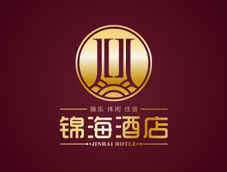 黄安悦的锦海酒店logo设计