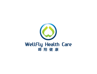 陈兆松的WellFly Health Care Co., Ltd. 暐翔健康国际事业股份有限公司logo设计