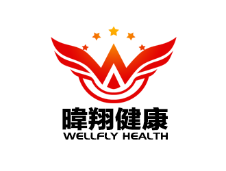 余亮亮的WellFly Health Care Co., Ltd. 暐翔健康国际事业股份有限公司logo设计