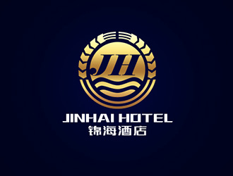 吴晓伟的锦海酒店logo设计