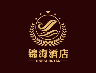 谭家强的锦海酒店logo设计