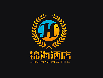 盛铭的锦海酒店logo设计