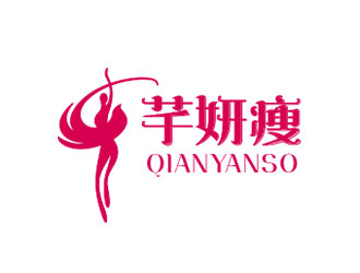 钟炬的香港芊妍瘦减肥瘦身logo设计