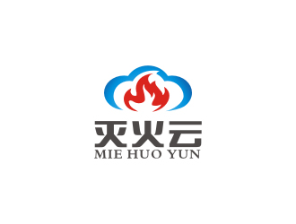 杨福的灭火云logologo设计