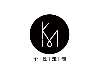 KM服饰皮具logo设计