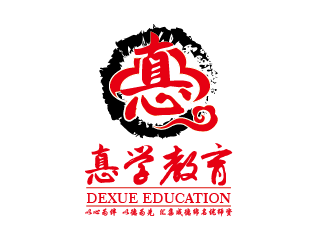 刘欢的惪学教育 DeXue Educationlogo设计
