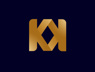 余亮亮的KM服饰皮具logo设计