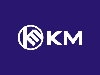 李泉辉的KM服饰皮具logo设计