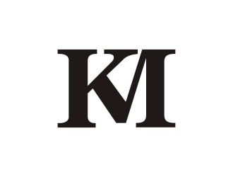 李泉辉的KM服饰皮具logo设计