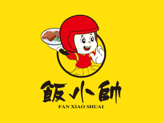 孙金泽的饭小帅外卖餐饮logo设计