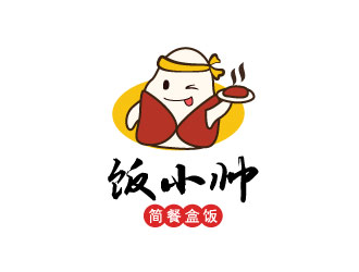 肖寒的饭小帅外卖餐饮logo设计