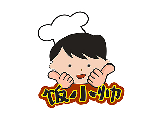 盛铭的饭小帅外卖餐饮logo设计
