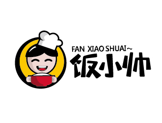 赵军的饭小帅外卖餐饮logo设计