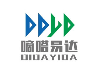 陈今朝的嘀嗒易达 物流电商标志logo设计