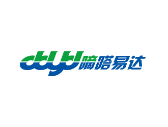 陈智江的嘀嗒易达 物流电商标志logo设计