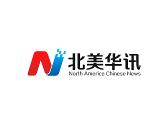 吴晓伟的北美华讯 North America Chinese Newslogo设计