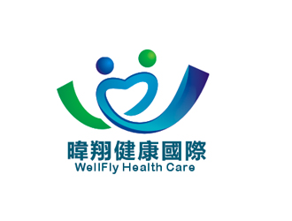 WellFly Health Care Co., Ltd. 暐翔健康国际事业股份有限公司logo设计