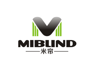 李泉辉的米帘  MIBLINDlogo设计