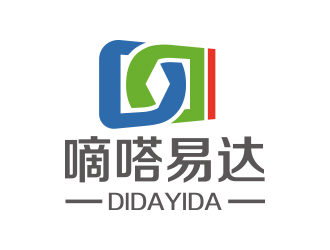 张华的嘀嗒易达 物流电商标志logo设计